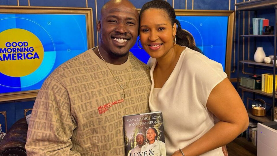 Moore Irons and her husband, formerly imprisoned, Jonathan Irons