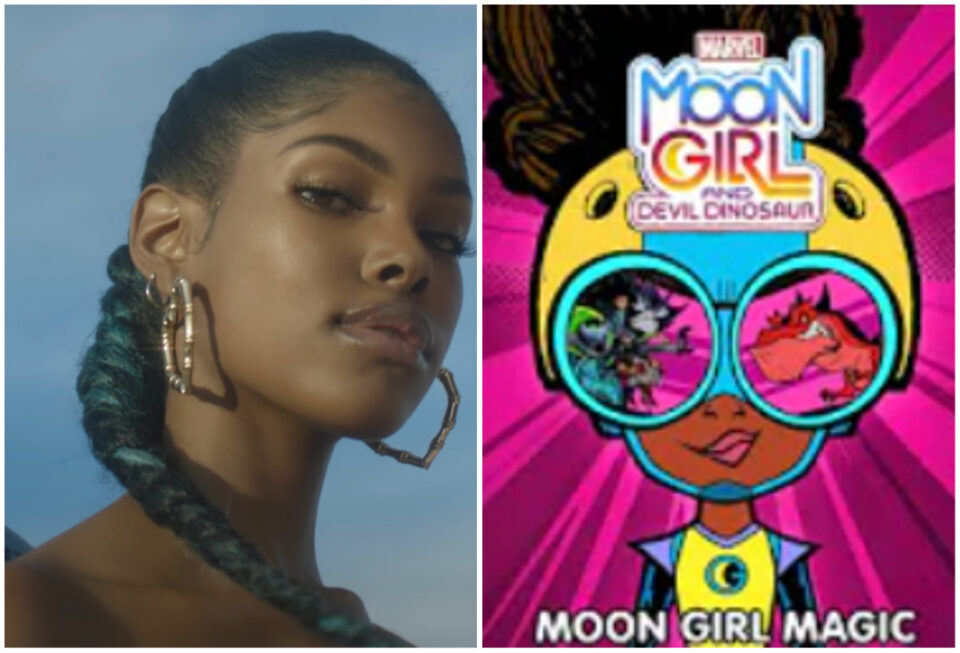 Diamond White stars as Moon Girl