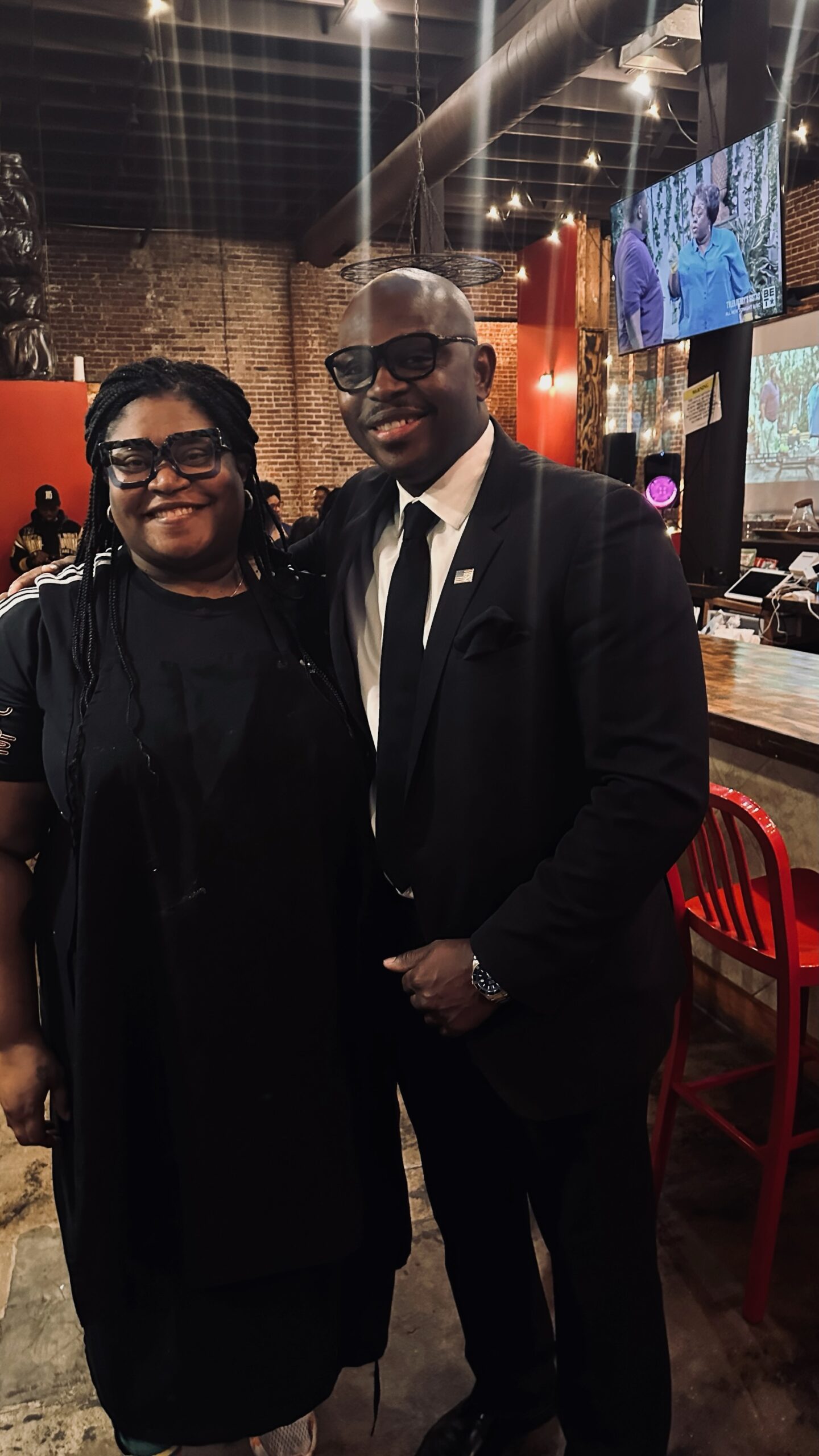 hef Tamra Patterson with Kareem Ali of The Crump Law Firm.