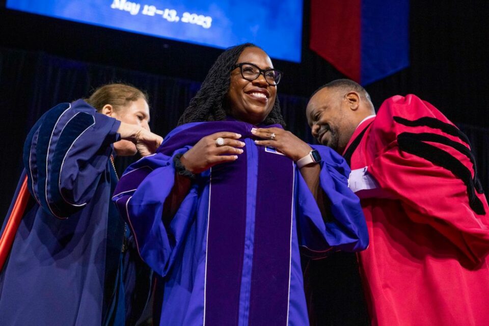 Justice Ketanji brown Jackson, destiny's child, survivor, commencement, American University