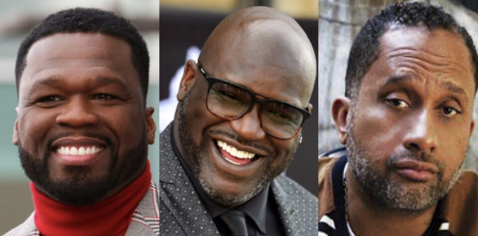 50 cent, Shaquille O'neal, Kenya Barris, BET, moguls, television, network