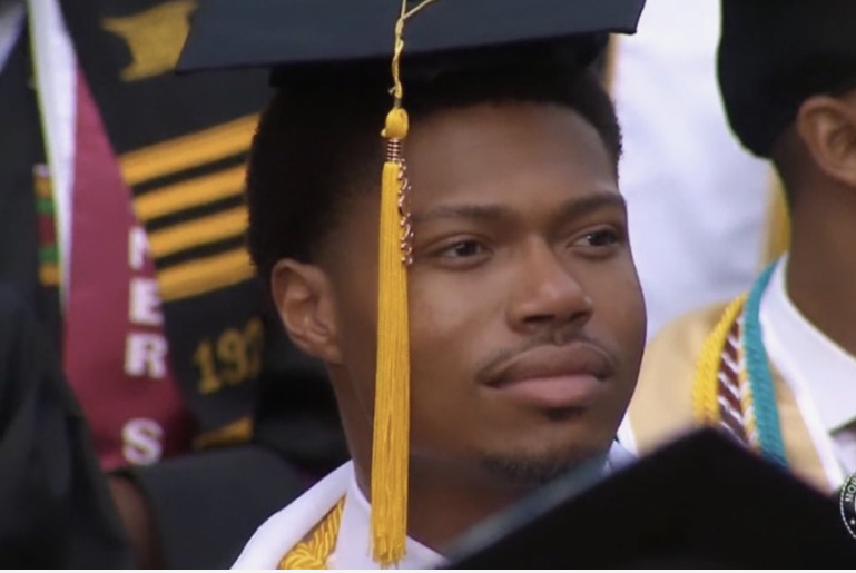 Jalen Brown, Morehouse, journalism, degree, graduate