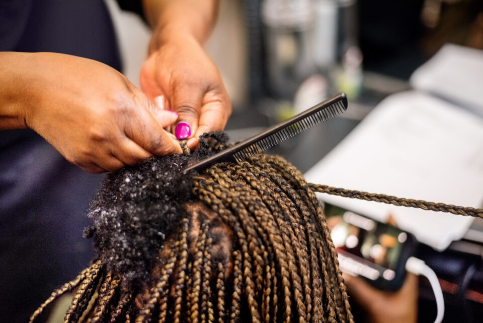 Black hairstylist