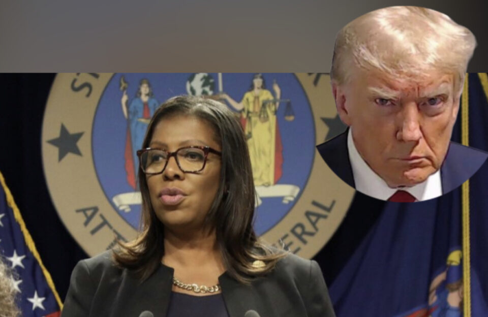 Leticia James, Trump