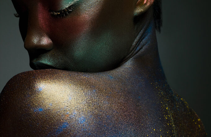 Joy Mohammed ,Dark skin, lip bar, complexion