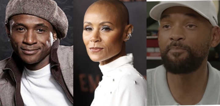 Will smith, Jada pinkett smith, Tommy Davidson, woo, kiss, on set, wife, mad,